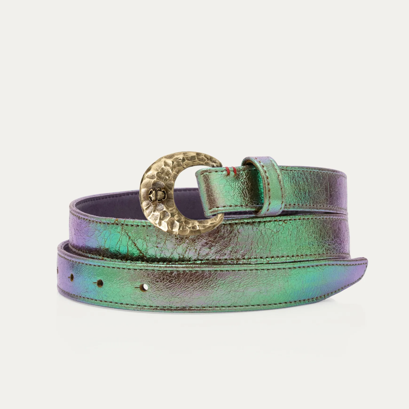 Sale Claris Virot Baby Ceintures Demi Lune Cuir Lune