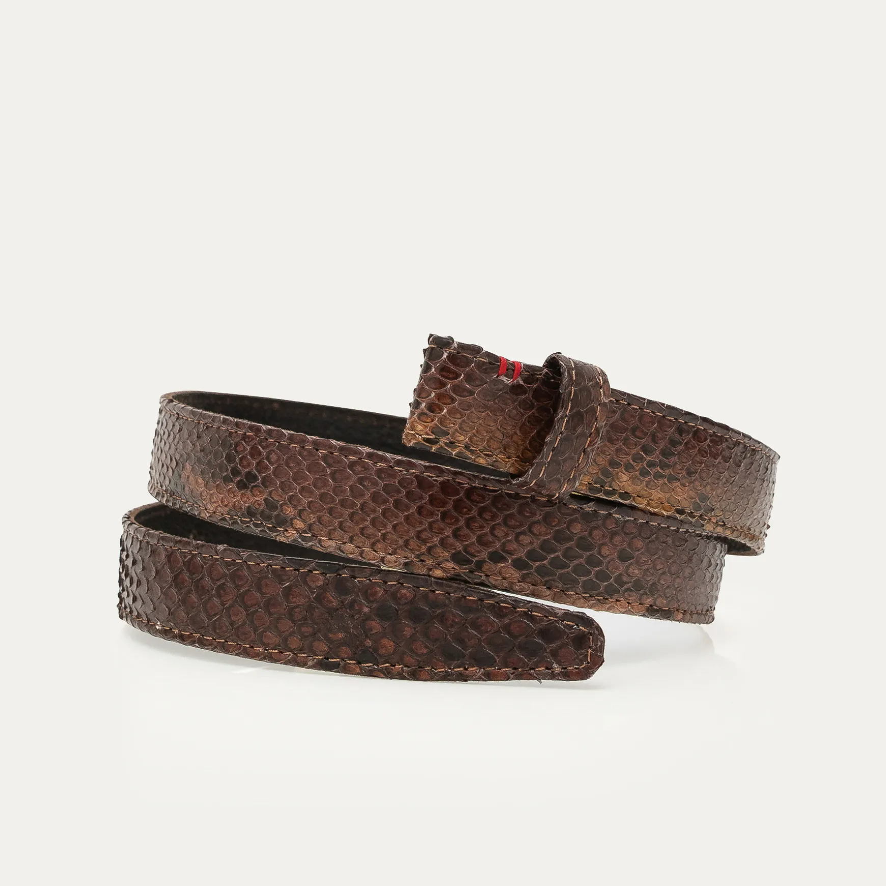 Cheap Claris Virot Baby Ceintures Demi Lune Python Oeil de tigre