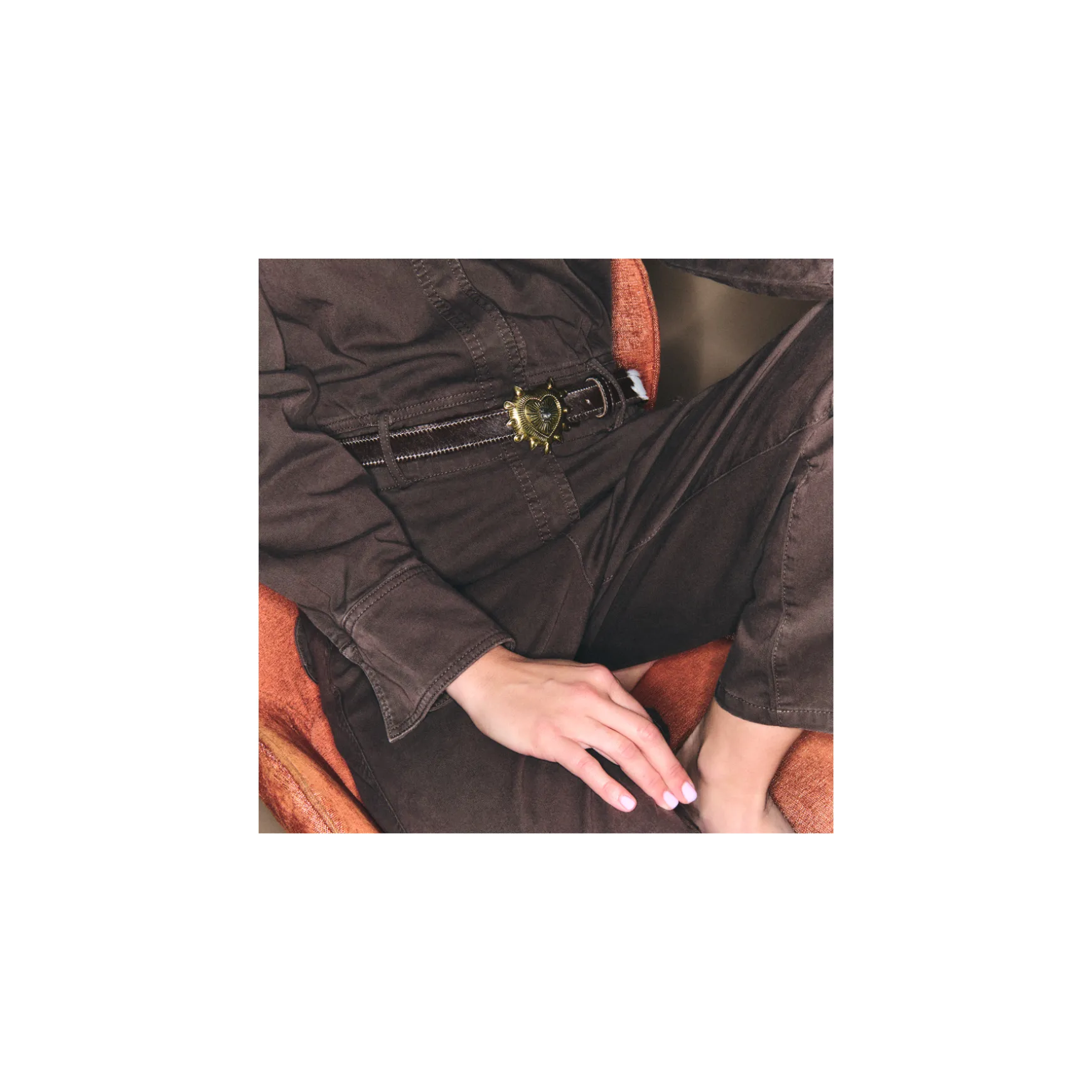 Shop Claris Virot Baby Ceintures Ex-Voto Cuir Rodeo