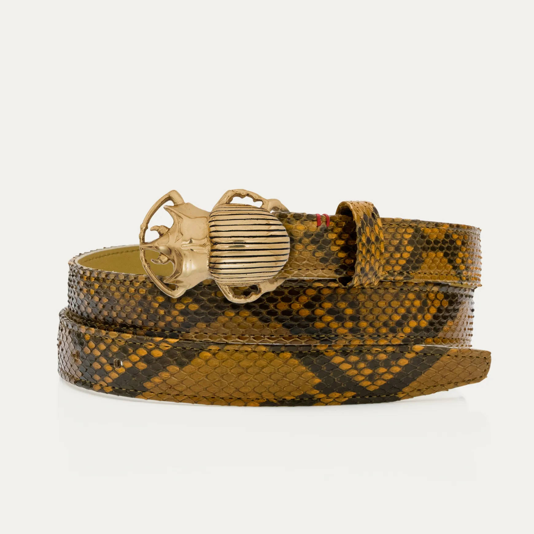 Best Claris Virot Baby Ceintures Scarabée Python Ranch