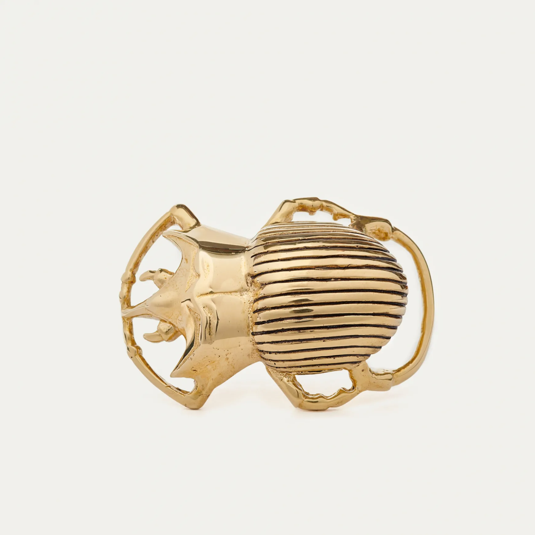 Flash Sale Claris Virot Baby Ceintures Scarabée Suède ambre cloutée