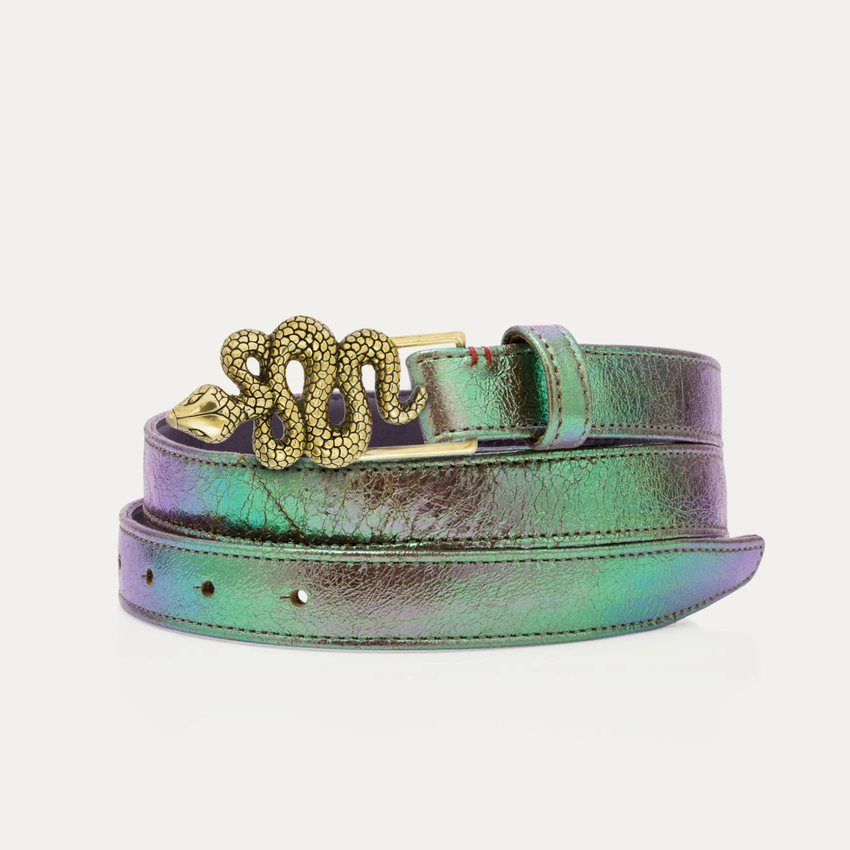 Cheap Claris Virot Baby Ceintures Serpent Cuir Lune