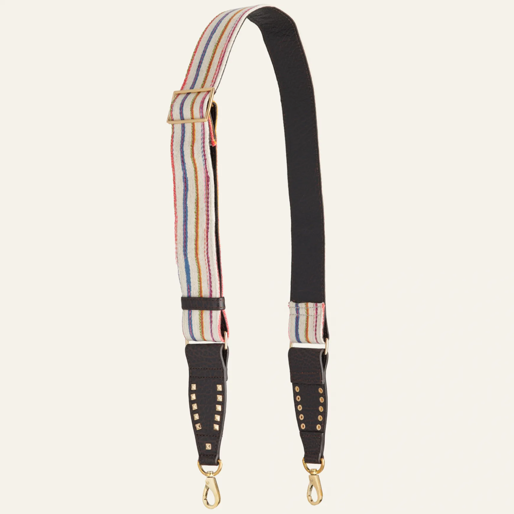 Best Sale Claris Virot Bandoulière Tissu rayé Tsumugi