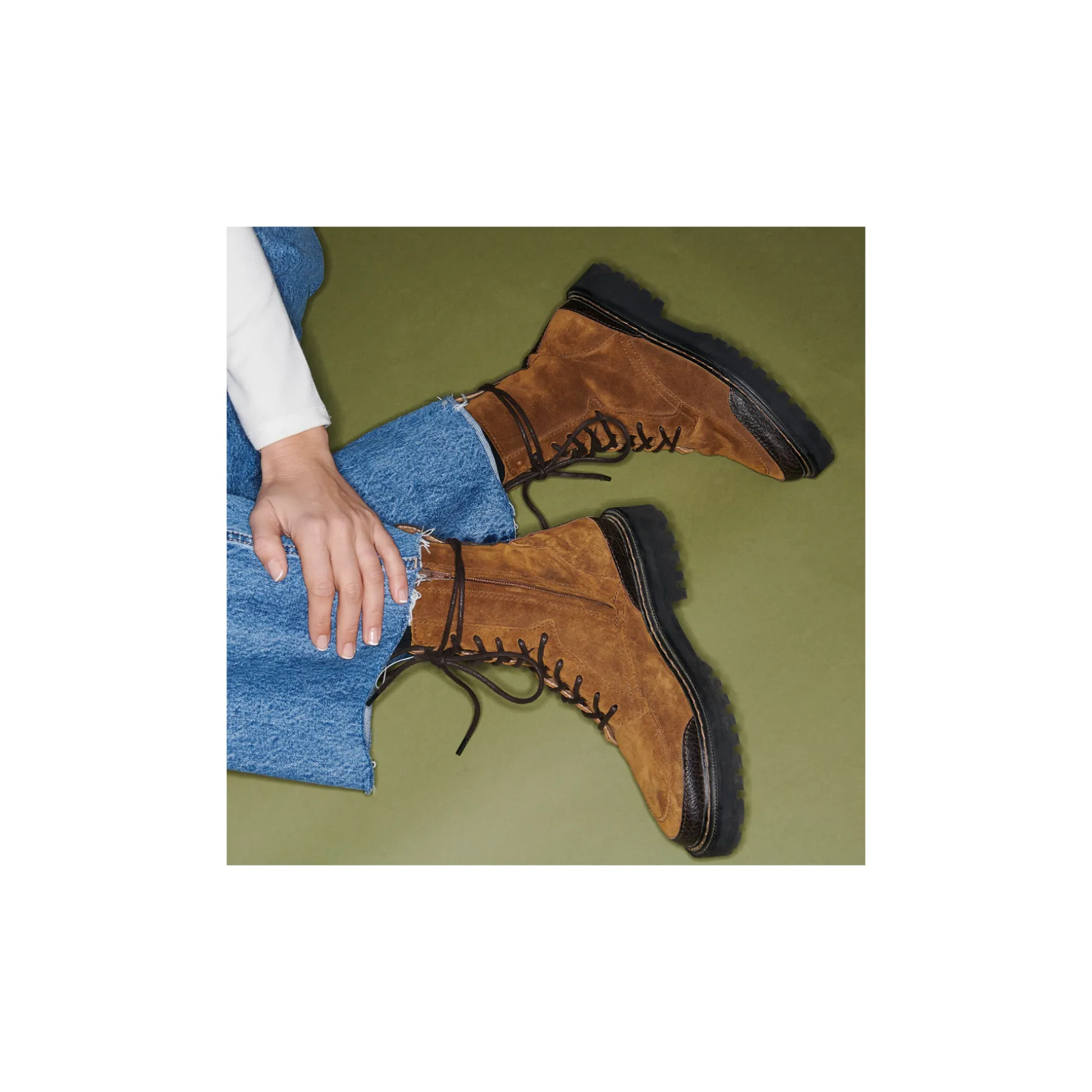 Fashion Claris Virot Bottines Noa Cuir et Suède Tora
