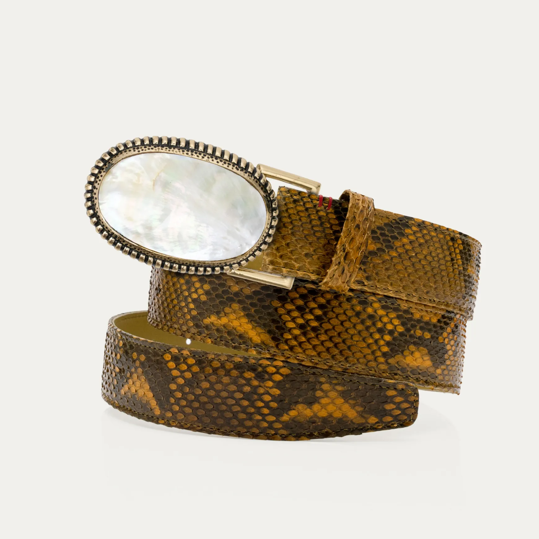Outlet Claris Virot Ceintures Dallas Python Ranch