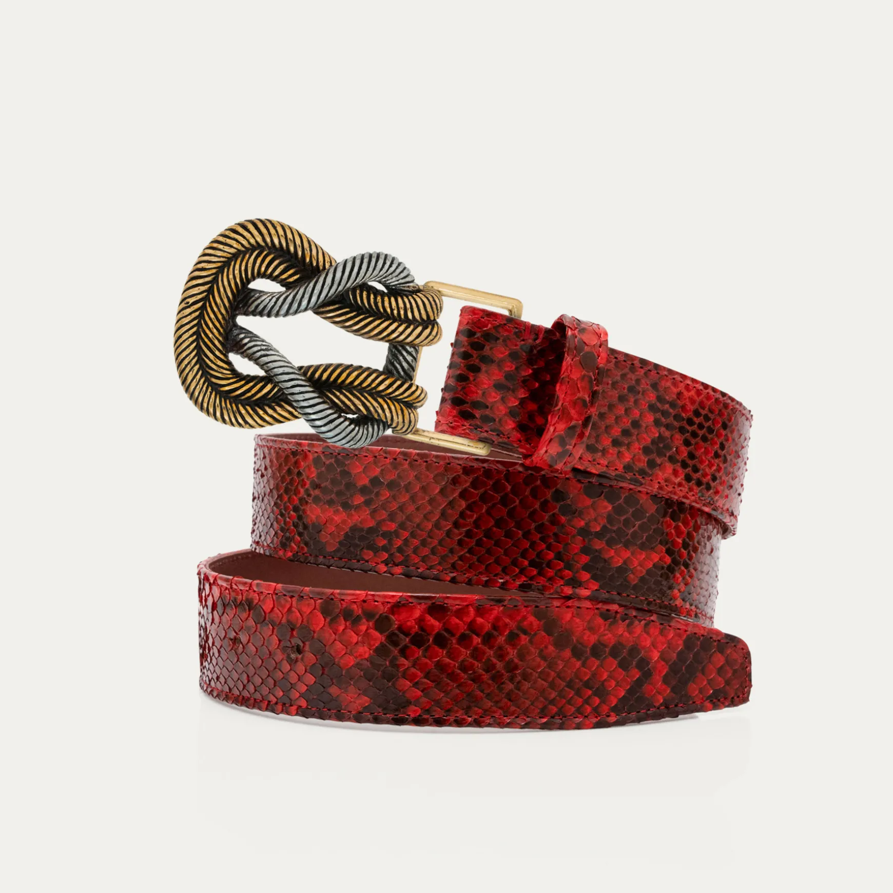 Flash Sale Claris Virot Ceintures Noeud Python Rubis