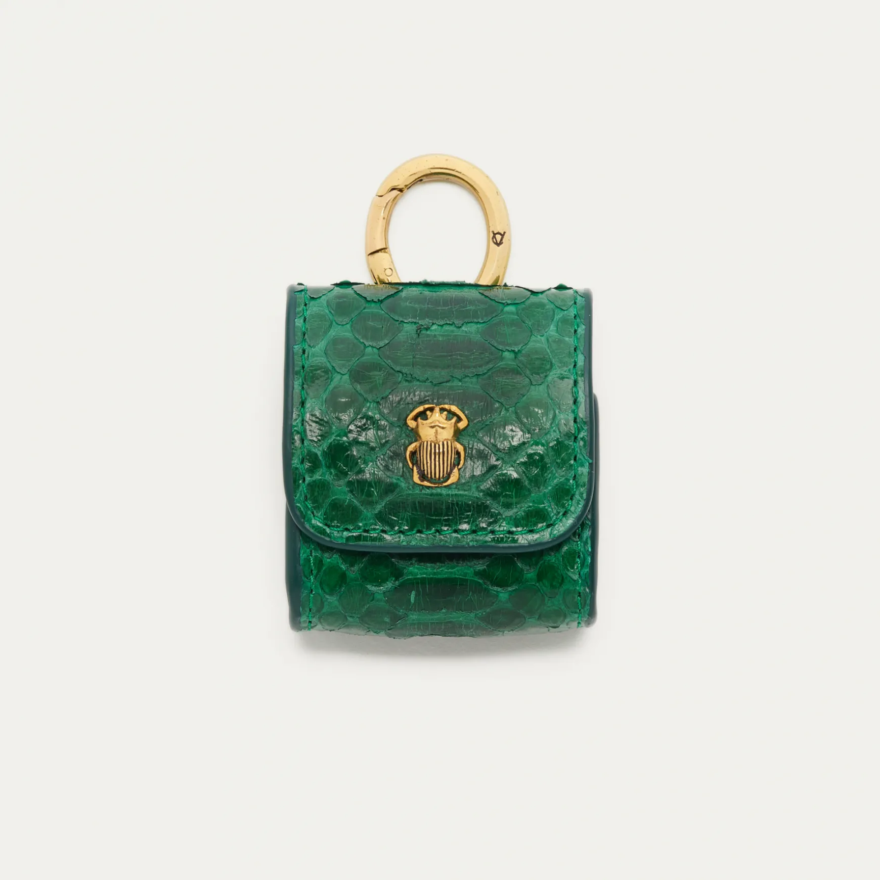 Hot Claris Virot Etuis Airpods Jamie Python Vert Pelouse