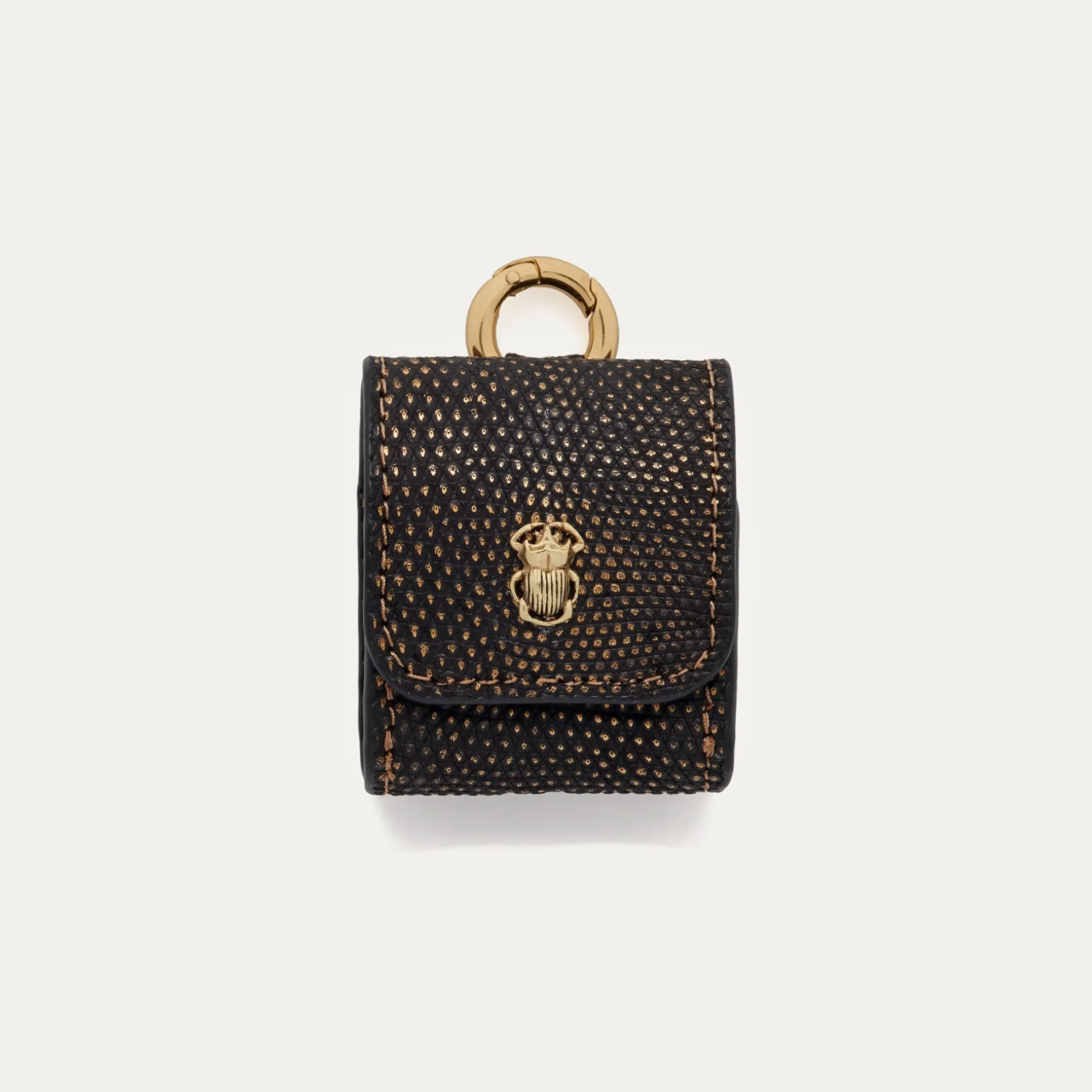 Best Sale Claris Virot Etuis Airpods Jamie Lézard doré