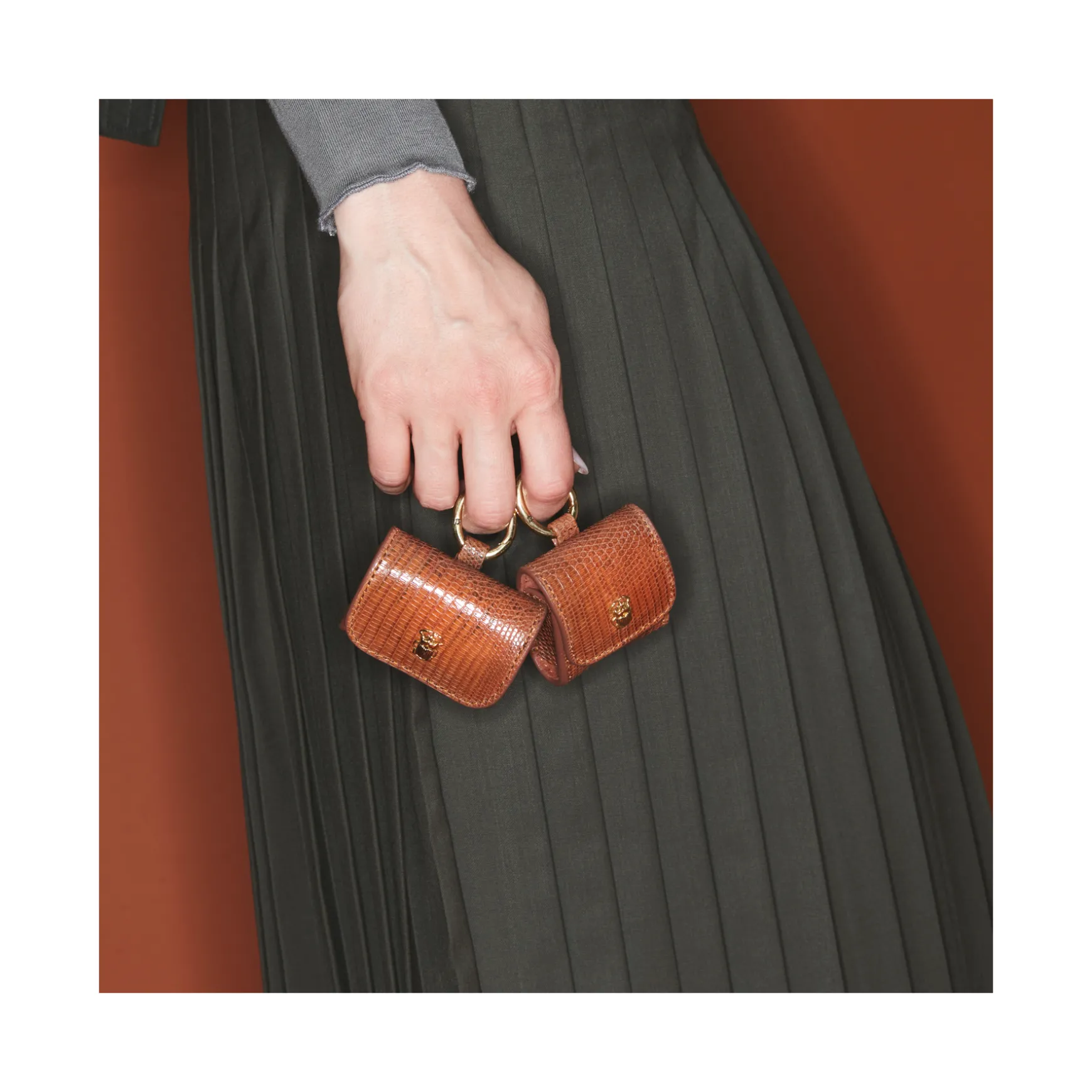 Store Claris Virot Etuis Airpods Jamie Lézard écorce