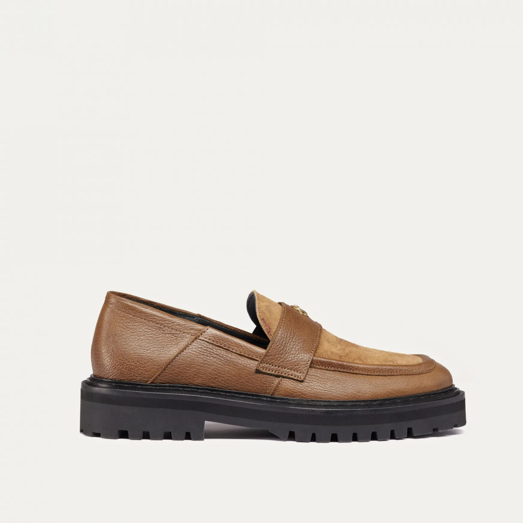 Discount Claris Virot Mocassins Mia Cuirs Kaki
