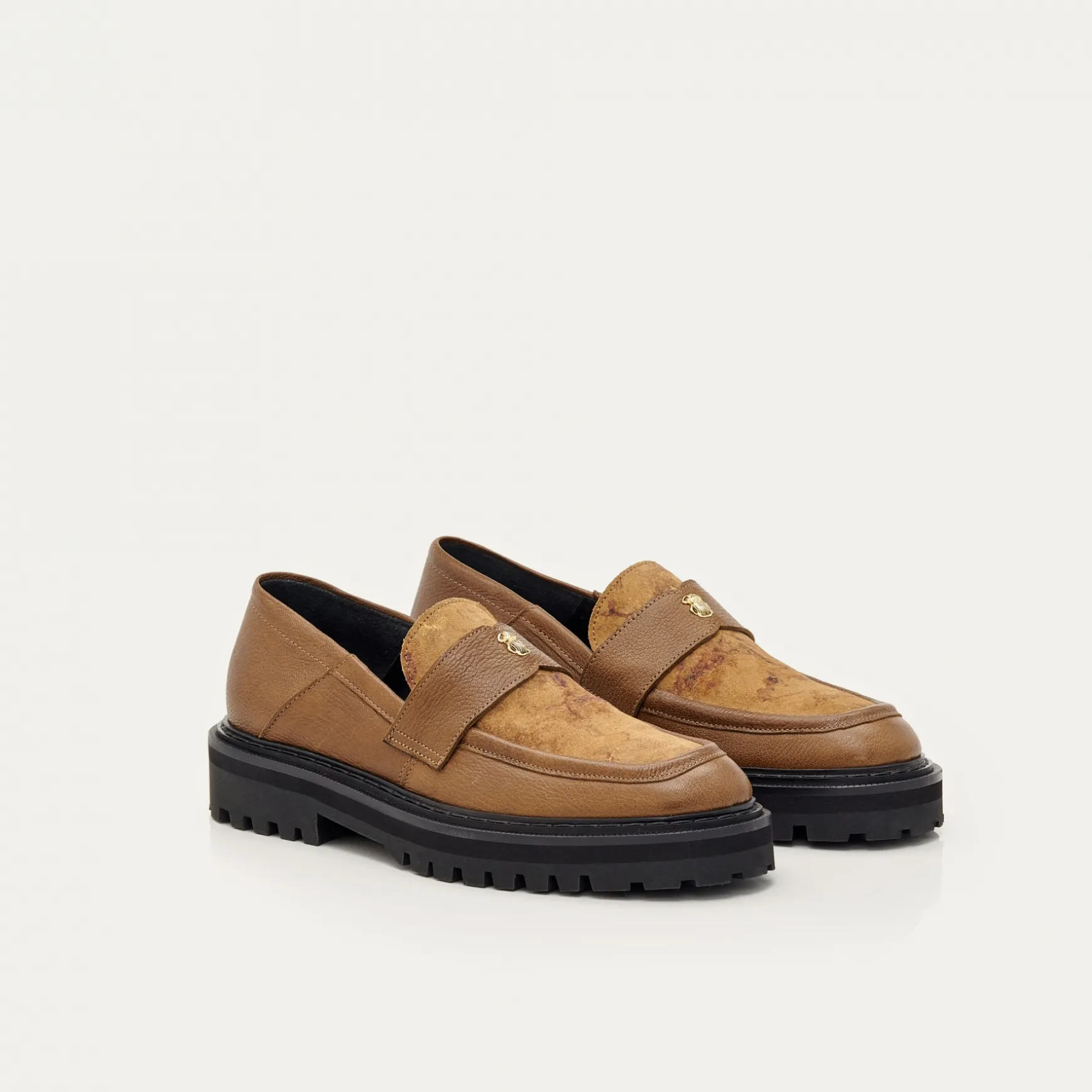 Discount Claris Virot Mocassins Mia Cuirs Kaki