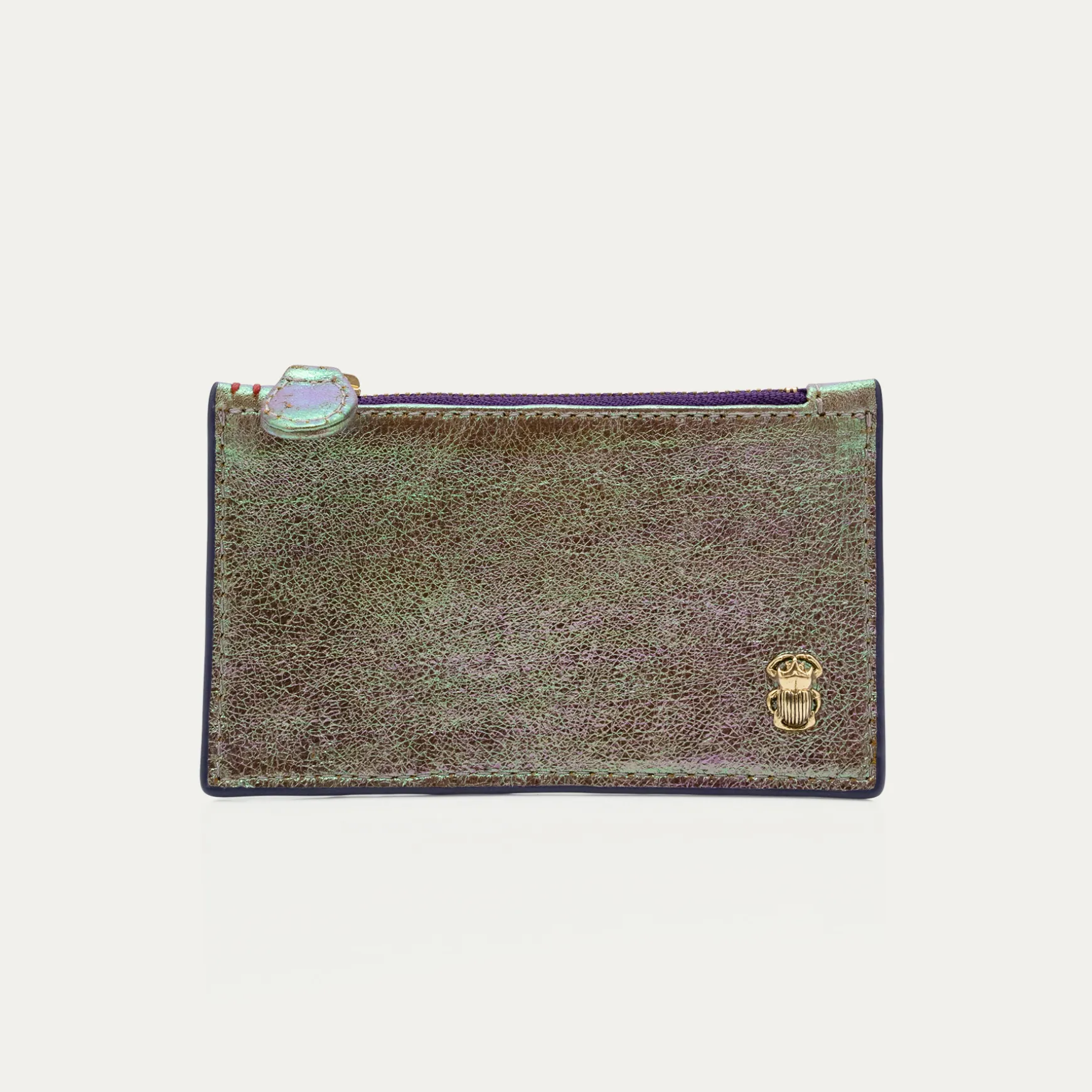 Discount Claris Virot Porte cartes Helena Cuir Lune