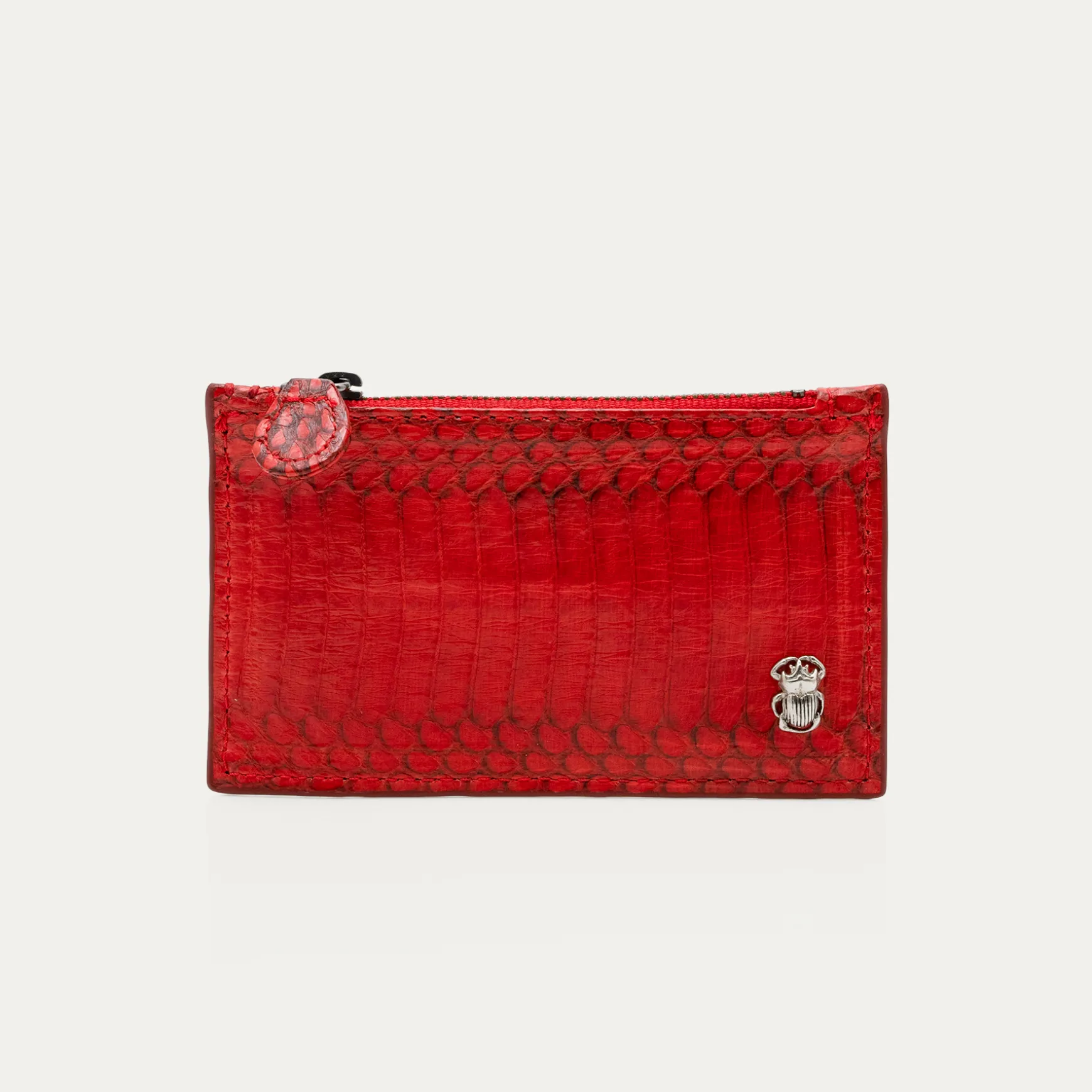 Sale Claris Virot Porte cartes Helena Cobra Rubis