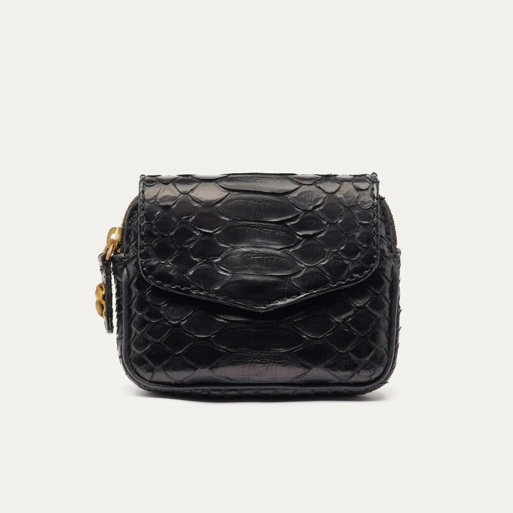 Cheap Claris Virot Porte Monnaie Karl Python Noir