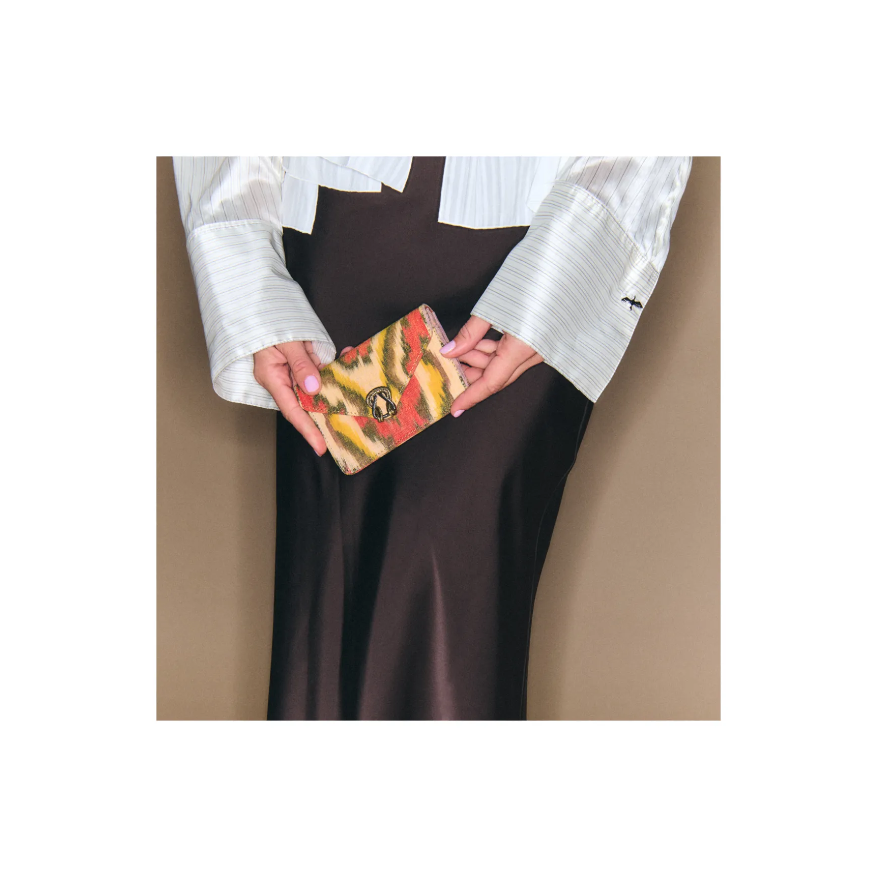 Hot Claris Virot Portefeuille Alex Tissu Lasso