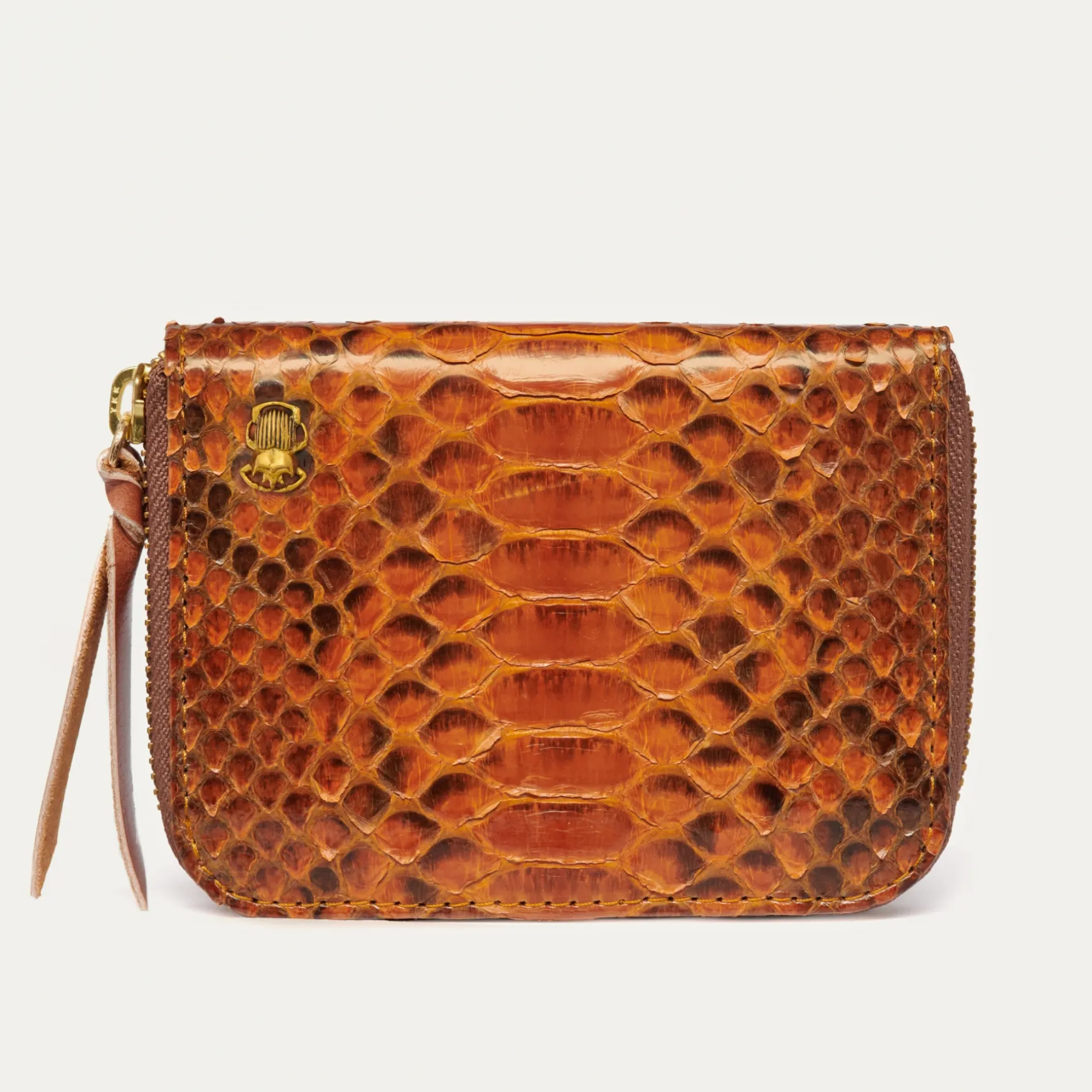 Hot Claris Virot Portefeuille Mini Bob Python Moka