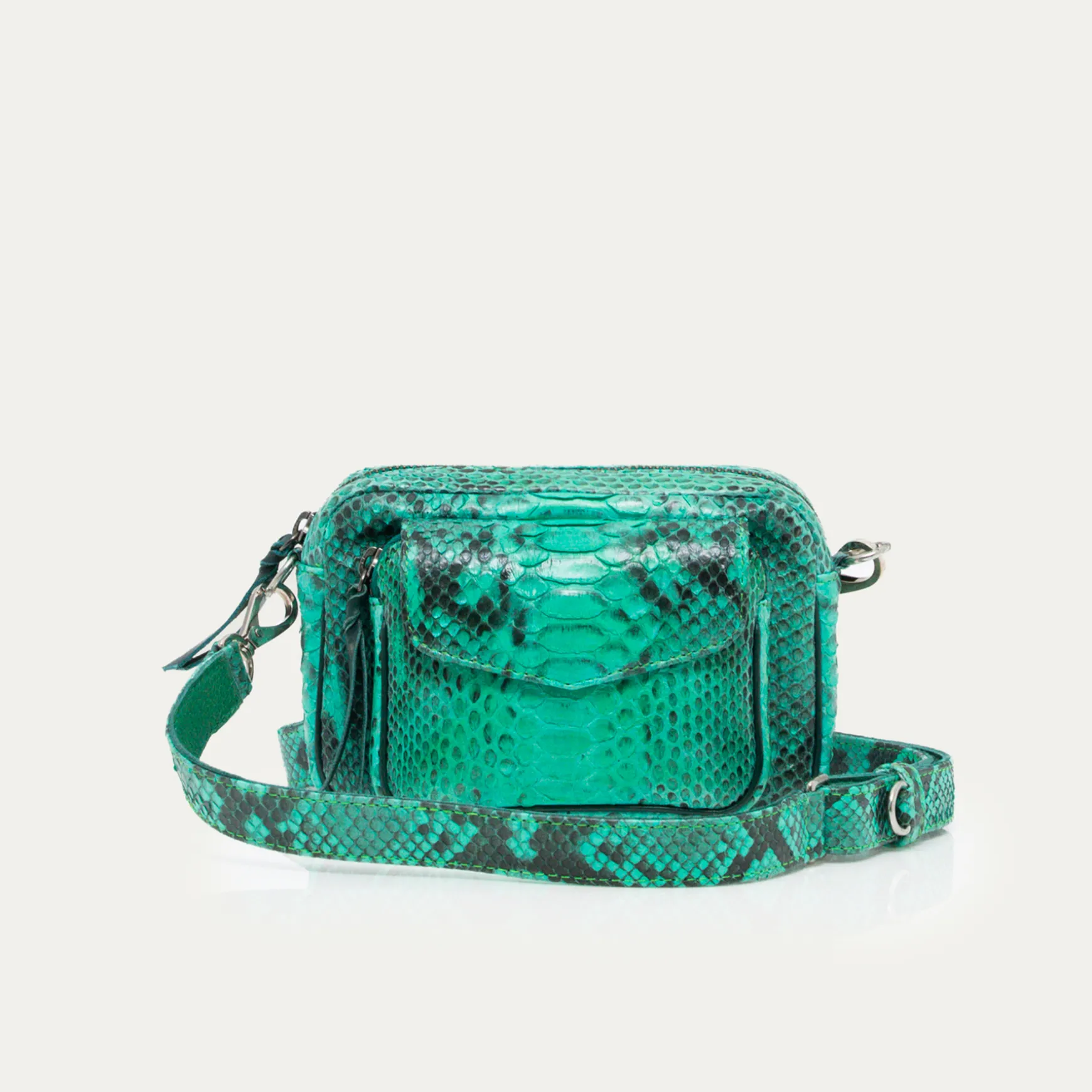 Fashion Claris Virot Sac Baby Charly Python Tulum