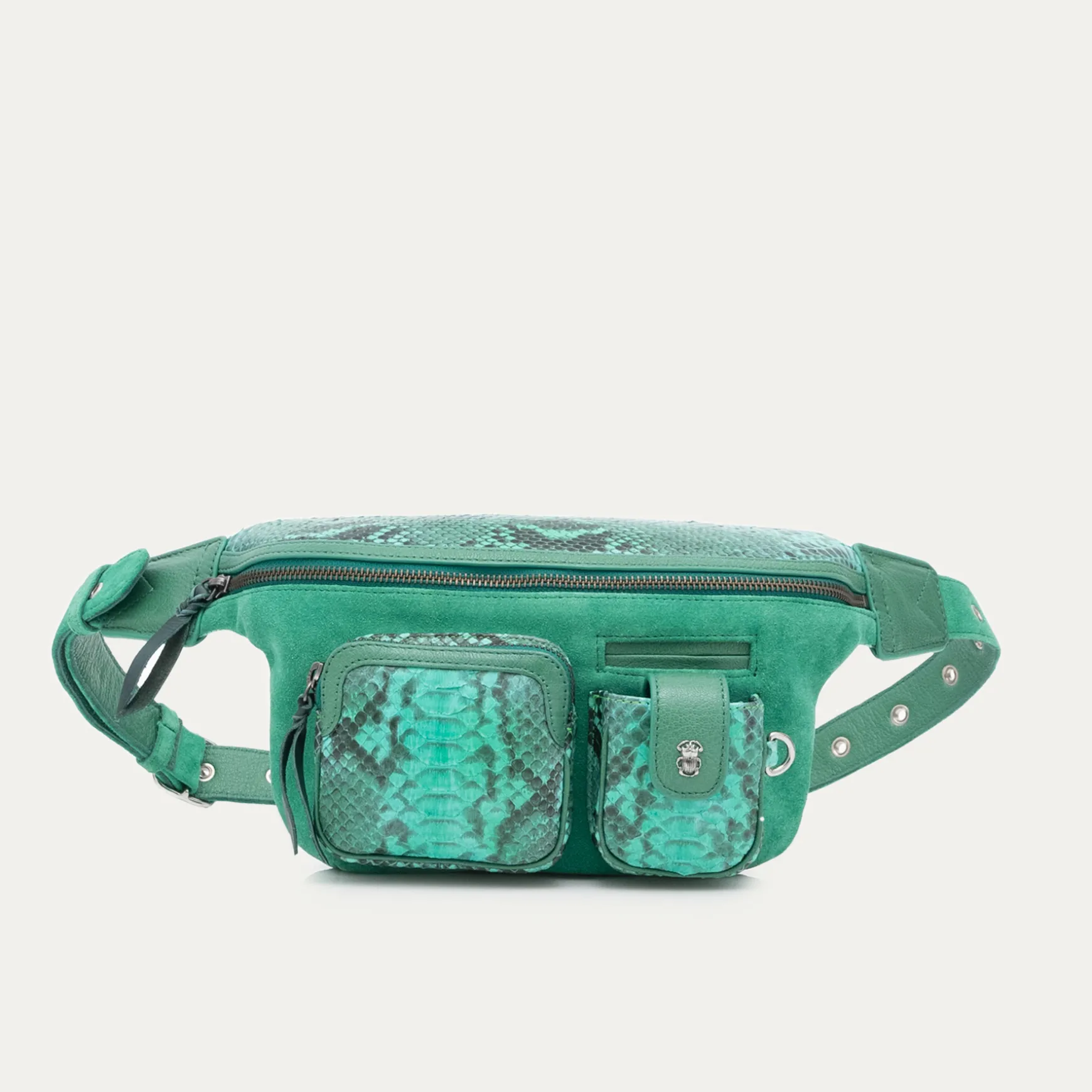 New Claris Virot Sac Banane Romeo Python Tulum