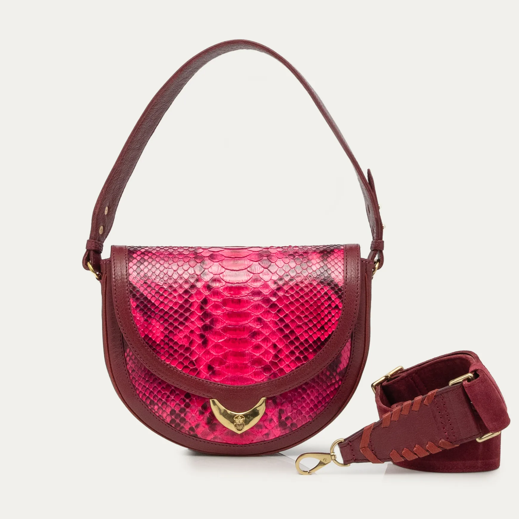 Online Claris Virot Sac Big Victoria Python Celosia Rose