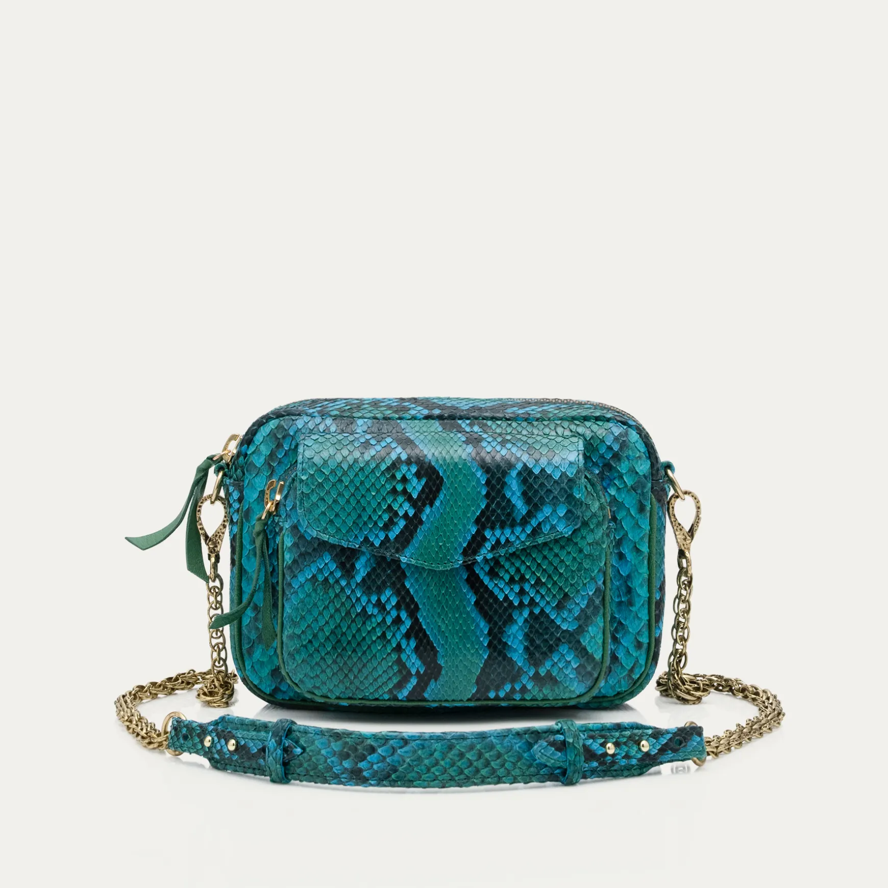 Shop Claris Virot Sac Charly Python Prairie
