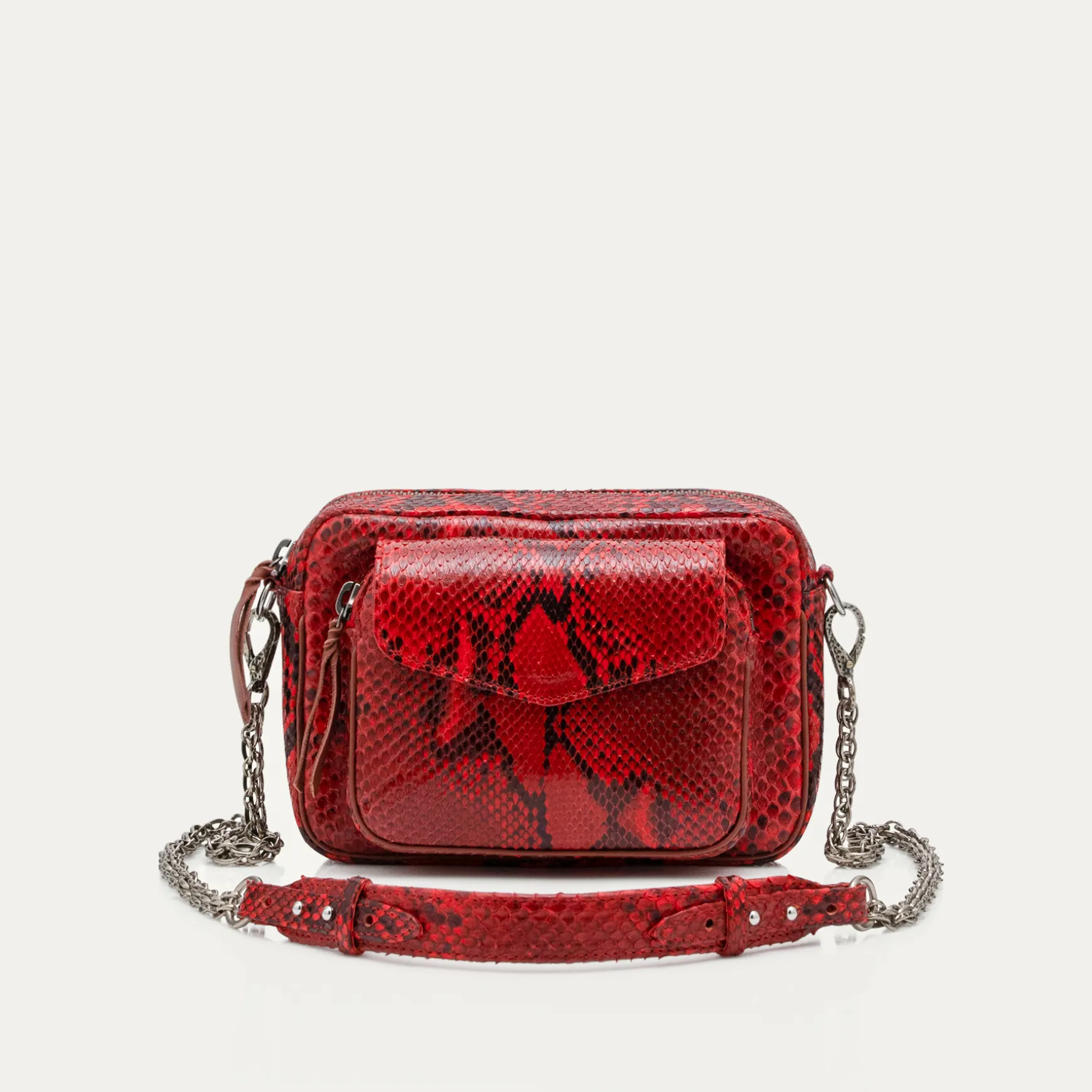 Flash Sale Claris Virot Sac Charly Python Rubis