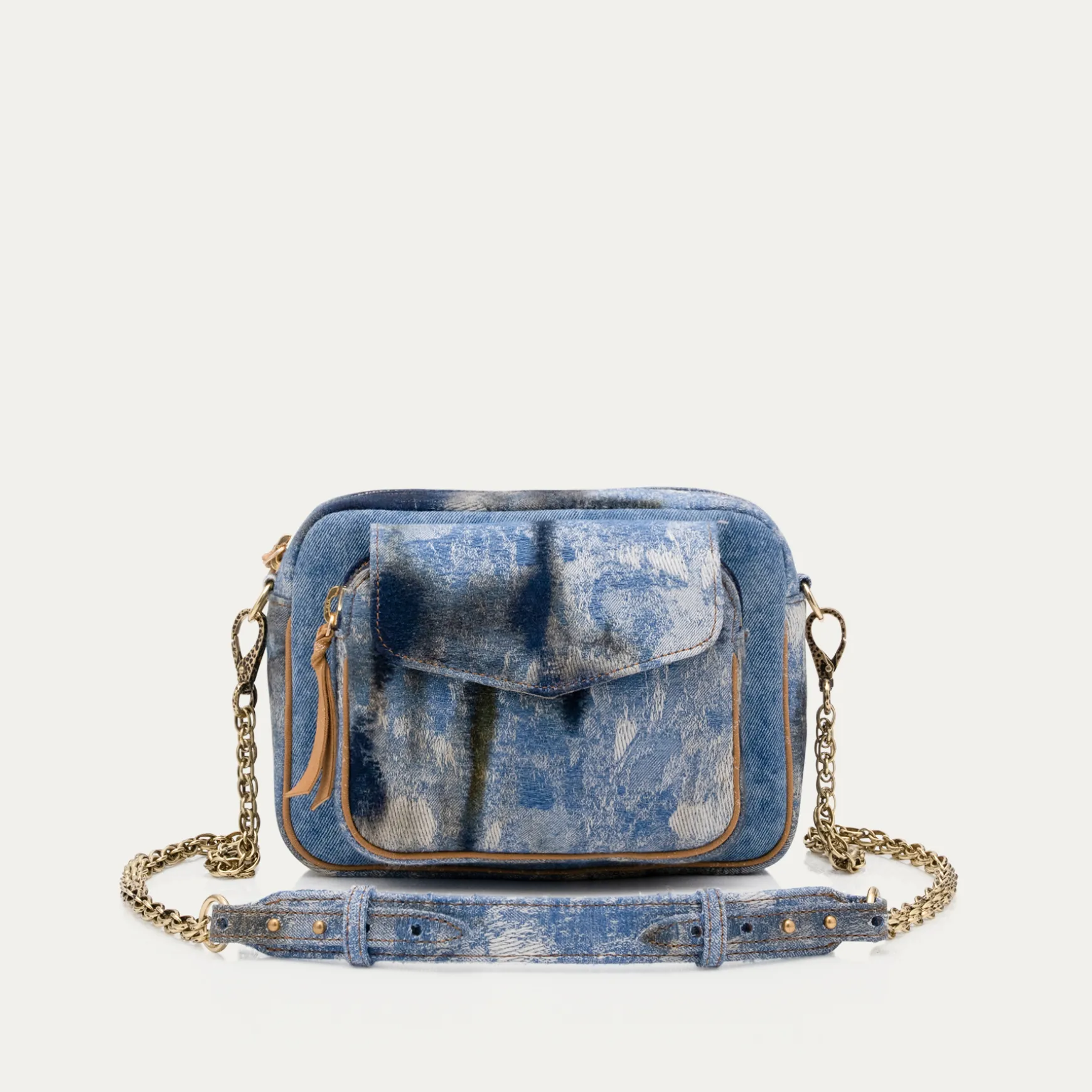 Shop Claris Virot Sac Charly Tissus Denim