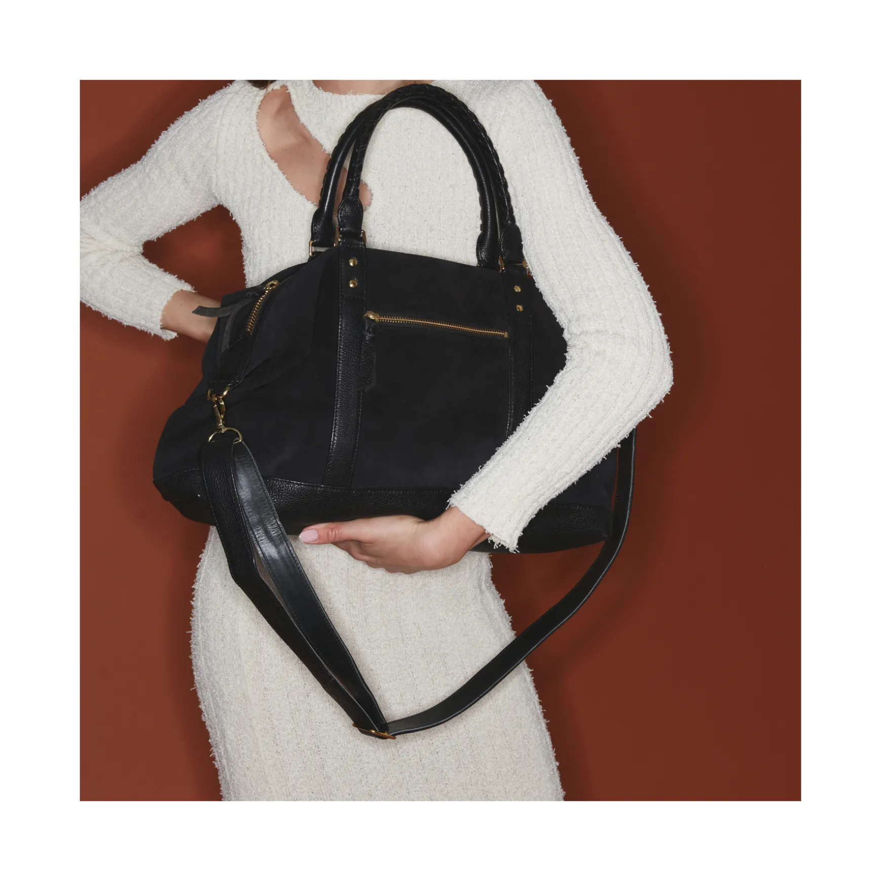 Clearance Claris Virot Sac de voyage Roger S Croûte noir