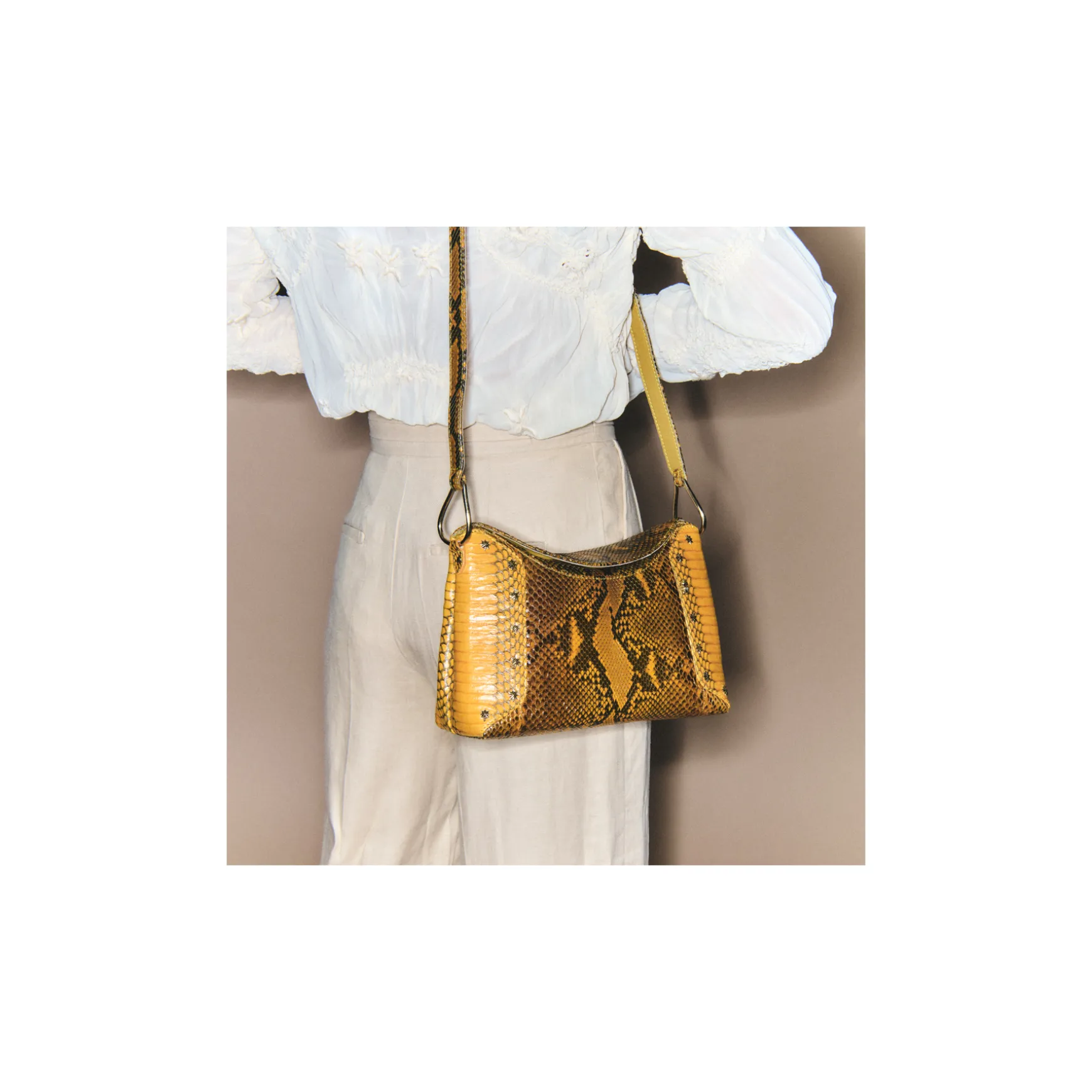Sale Claris Virot Sac Gaia Python Ranch