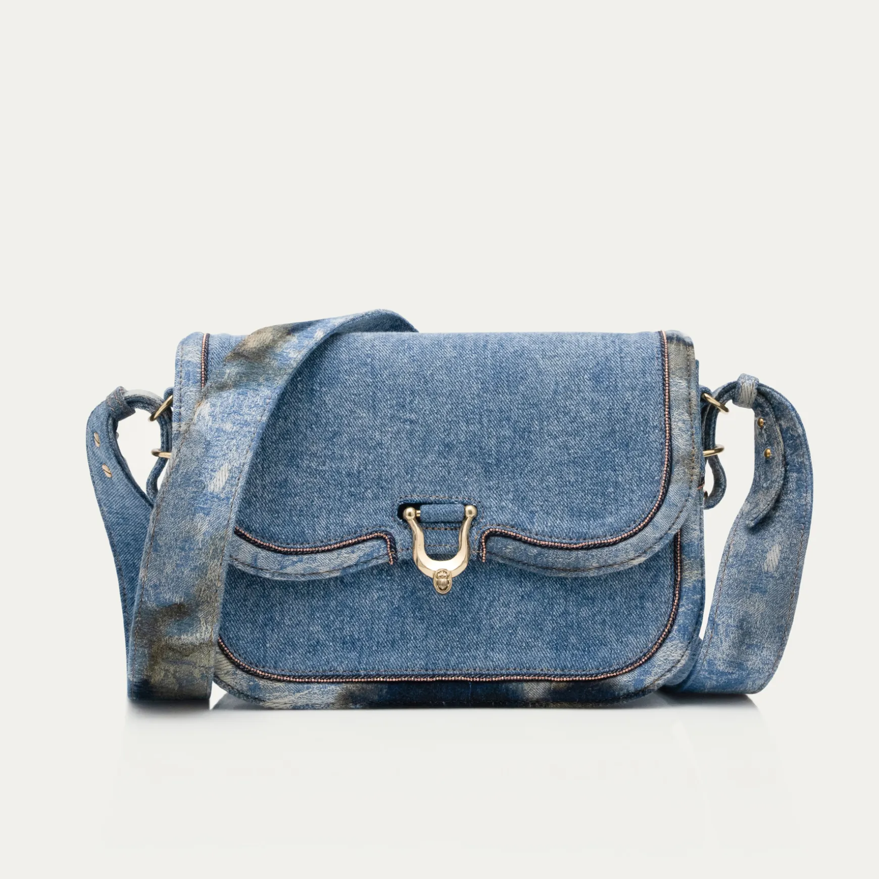 Outlet Claris Virot Sac Manon Tissus Denim