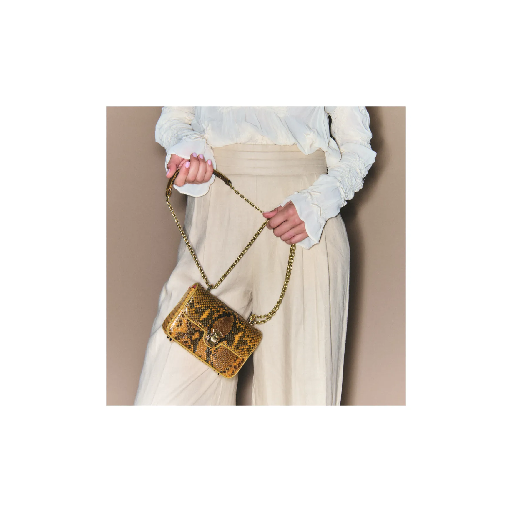 Online Claris Virot Sac Mini Ava Python Ranch