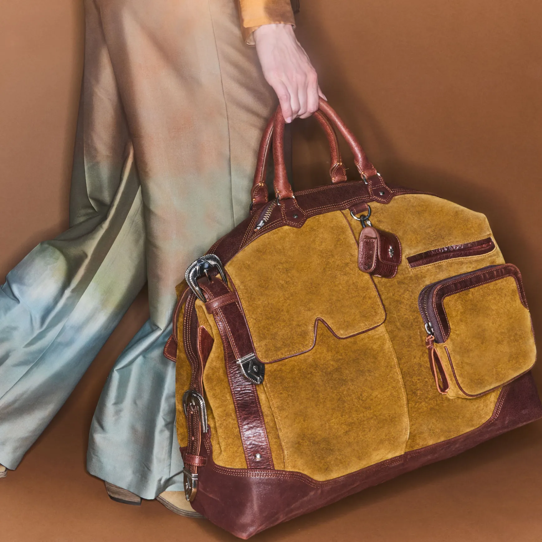 Store Claris Virot Sac Vito Marron Bois