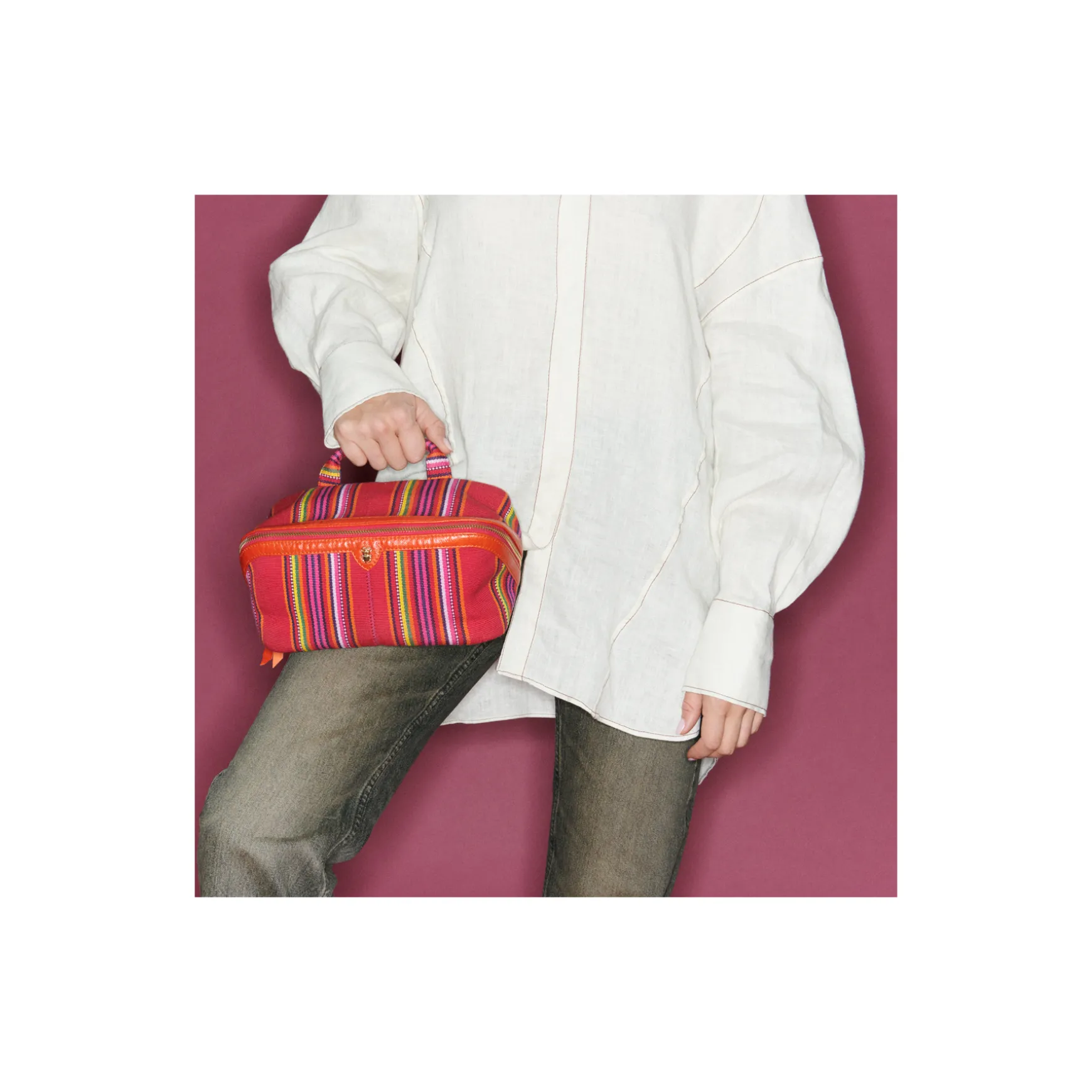 Cheap Claris Virot Trousse Charlotte Tissu Poncho
